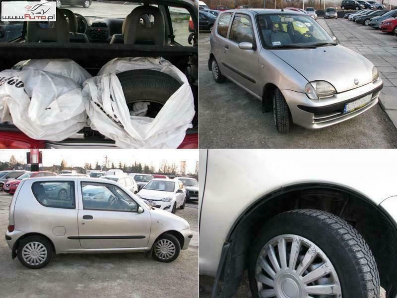 Używany Fiat Seicento 55 KM (40 kW) 2002 Srebrny (metalik) Hatchback