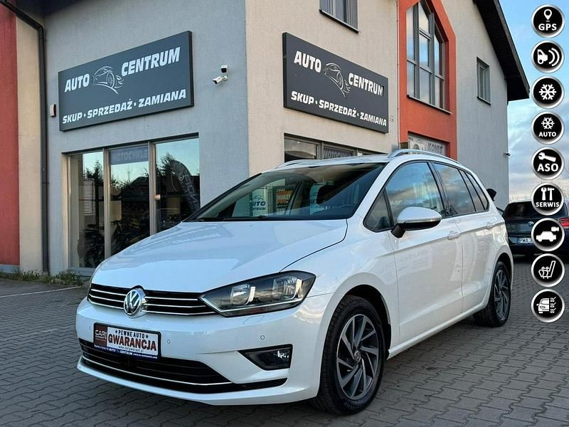 Biały Używany 2017 VW Golf Sportsvan Minivan | 45 900 zł - Obraz 1/4
