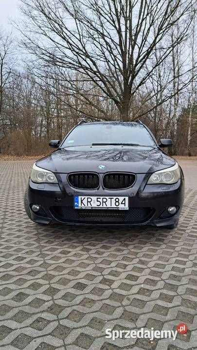 Czarny Używany 2006 BMW 525 Kombi | 13 500 zł - Obraz 1/4