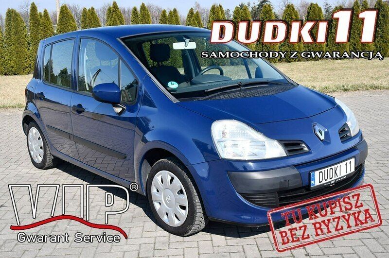 Niebieski Używany 2009 Renault Modus Minivan | 9900 zł (Dobra cena) - Obraz 1/4