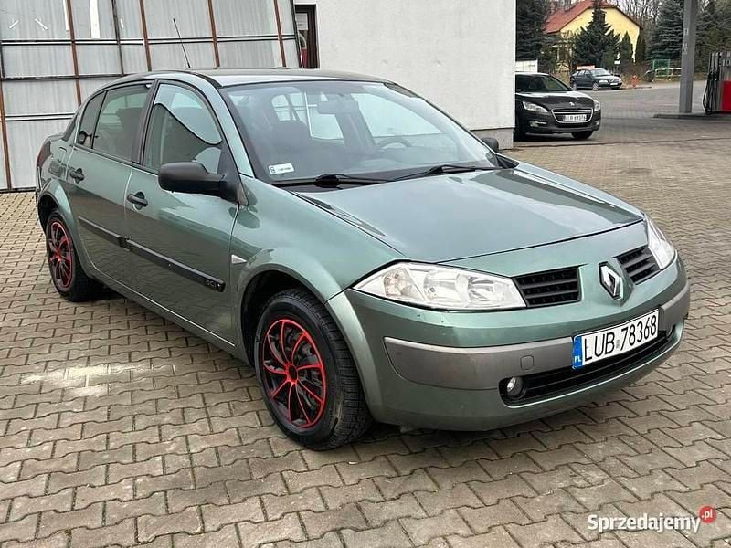 Używany Renault Mégane II 2003 Zielony Sedan/Limuzyna