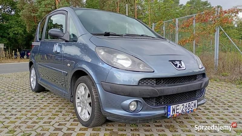 Grafitowy Używany 2007 Peugeot 1007 Minivan | 12 900 zł - Obraz 1/4