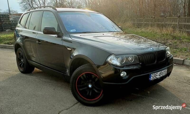 Czarny Używany 2008 BMW X3 SUV | 28 900 zł (Uczciwa cena) - Obraz 1/4