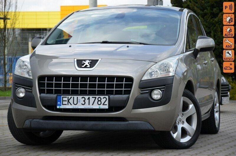 Brązowy Używany 2009 Peugeot 3008 Hatchback | 18 900 zł (Dość drogi) - Obraz 1/4