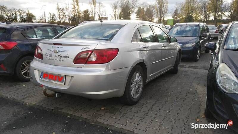 Srebrny Używany 2007 Chrysler Sebring Sedan/Limuzyna | 5500 zł - Obraz 1/4
