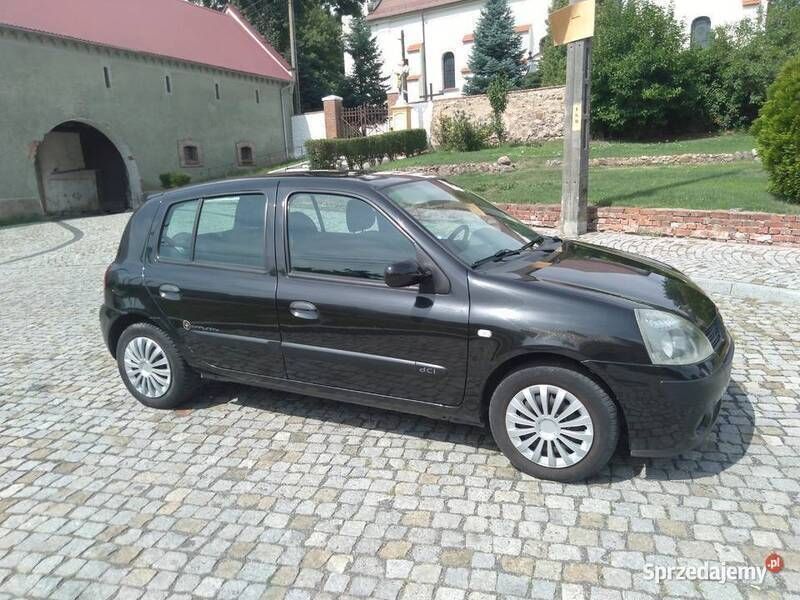Czarny Używany 2005 Renault Clio II Hatchback | 6200 zł (Uczciwa cena) - Obraz 1/4