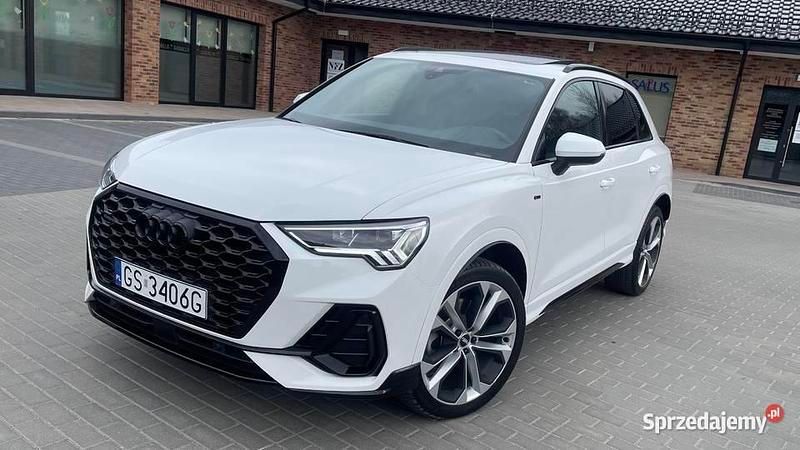 Biały Używany 2019 Audi Q3 S-Line SUV | 115 000 zł (Drogi) - Obraz 1/4
