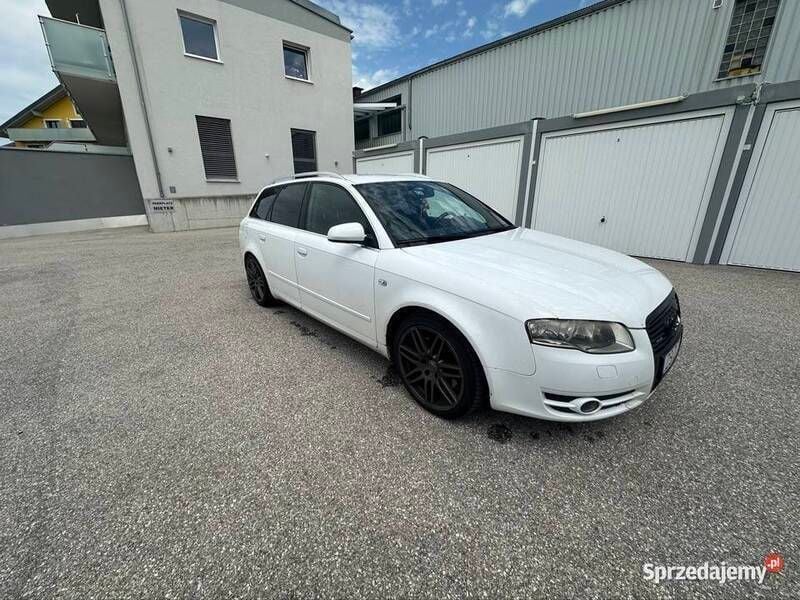 Biały Używany 2008 Audi A4 Kombi | 17 000 zł (Uczciwa cena) - Obraz 1/4