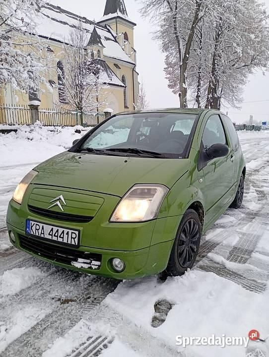 Zielony Używany 2005 Citroën C2 Hatchback | 4400 zł (Uczciwa cena) - Obraz 1/4
