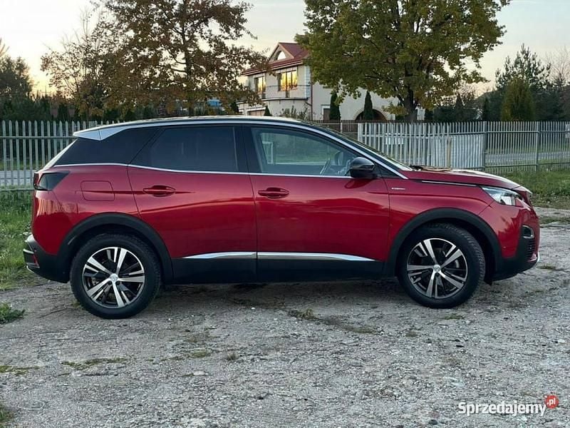 Używany Peugeot 3008 GT-line 130 KM (95 kW) 2018 Bordowy (metalik) SUV