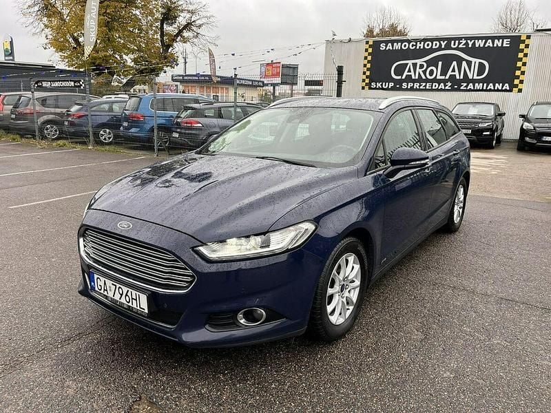 Niebieski Używany 2018 Ford Mondeo Kombi | 42 999 zł (Super Cena) - Obraz 1/4