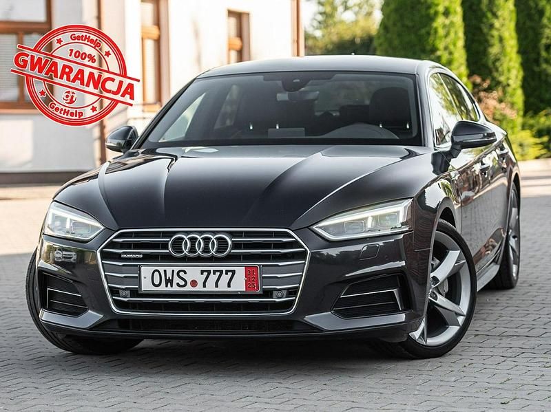 Czarny Używany 2017 Audi A5 S-Line Coupe | 99 700 zł (Uczciwa cena) - Obraz 1/4