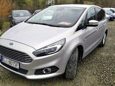 Srebrny Używany 2015 Ford S-MAX S Minivan | 61 500 zł - Obraz 1/4