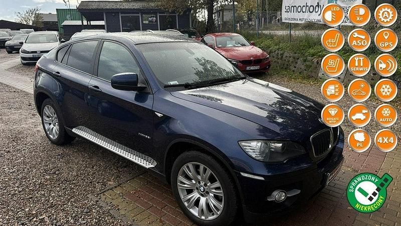 Niebieski Używany 2008 BMW X6 SUV | 61 999 zł - Obraz 1/4