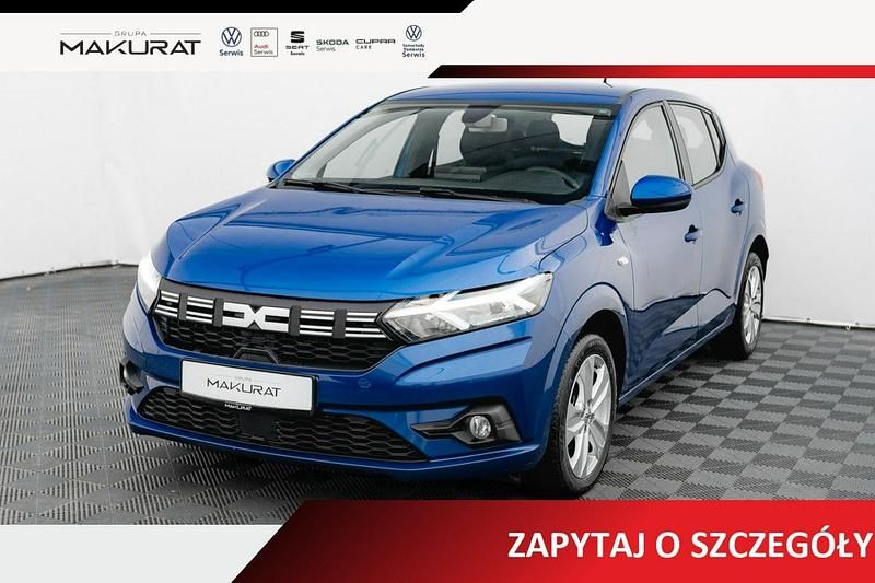 Niebieski Używany 2022 Dacia Sandero Expression Hatchback | 48 850 zł (Uczciwa cena) - Obraz 1/4