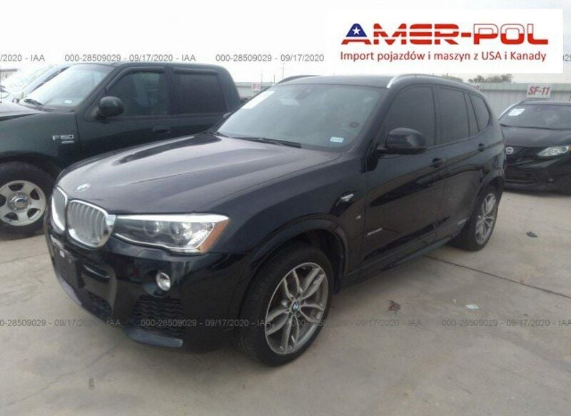 Czarny Używany 2015 BMW X3 SUV | 70 000 zł - Obraz 1/4