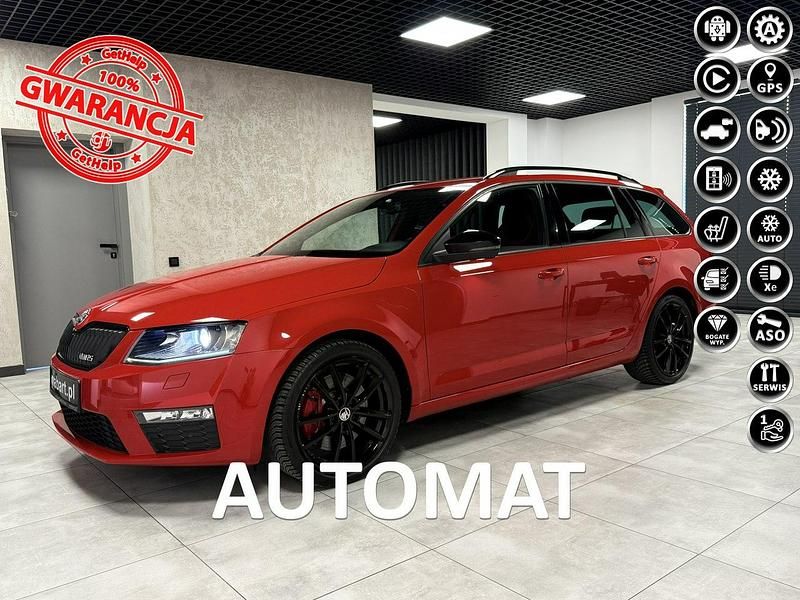 Czerwony (metalik) Używany 2016 Skoda Octavia vRS Kombi | 62 000 zł (Uczciwa cena) - Obraz 1/4