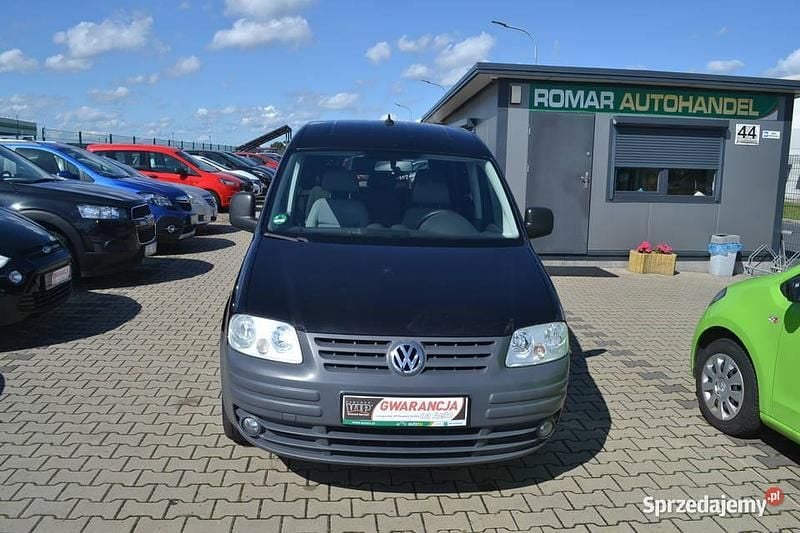 Czarny Używany 2010 VW Caddy Minivan | 22 800 zł (Uczciwa cena) - Obraz 1/4