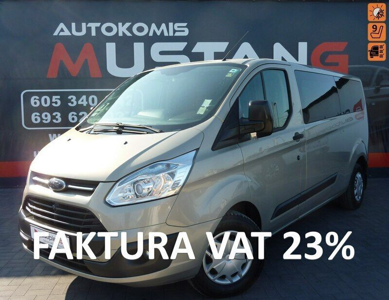 Beżowy Używany 2015 Ford Transit Custom Minivan | 59 900 zł (Super Cena) - Obraz 1/4