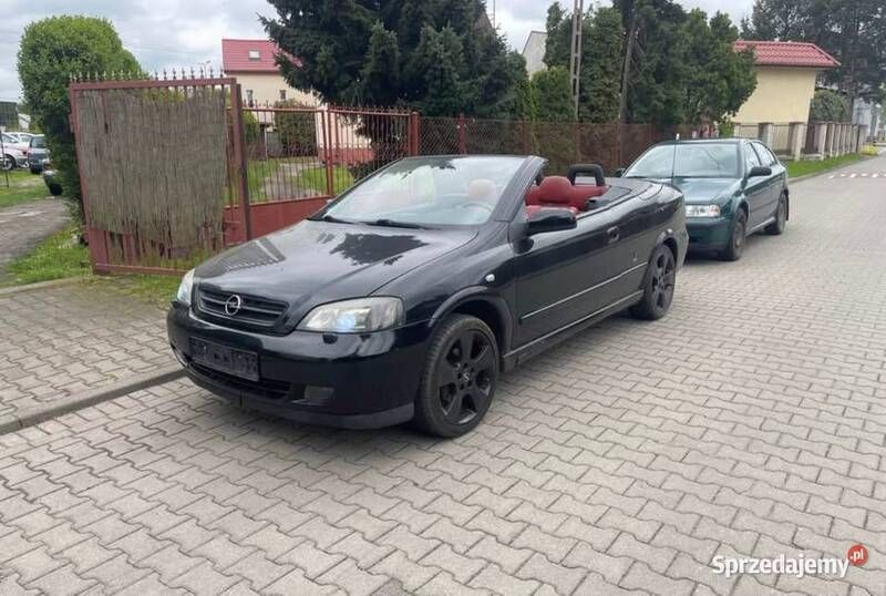 Czarny Używany 2001 Opel Astra Cabriolet Kabriolet | 9900 zł - Obraz 1/4
