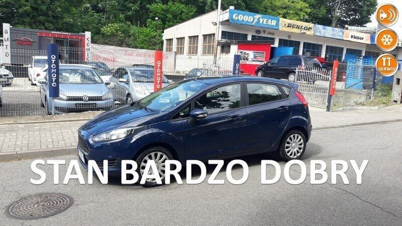 Używany Ford Fiesta 75 KM (55 kW) 2016 Granatowy Hatchback