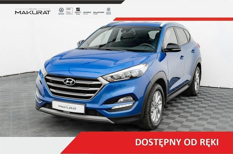 Niebieski Używany 2018 Hyundai Tucson GO! SUV | 69 810 zł (Super Cena) - Obraz 1/4