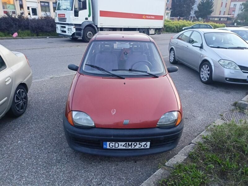 Używany Fiat Seicento 2000 Czerwony Hatchback