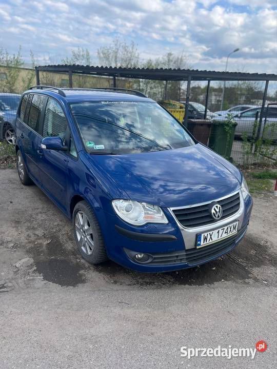 Niebieski Używany 2008 VW Touran Minivan | 11 000 zł (Super Cena) - Obraz 1/4