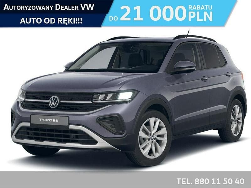 Szary (metalik) Nowe 2025 VW T-Cross SUV | 103 980 zł (Uczciwa cena) - Obraz 1/4