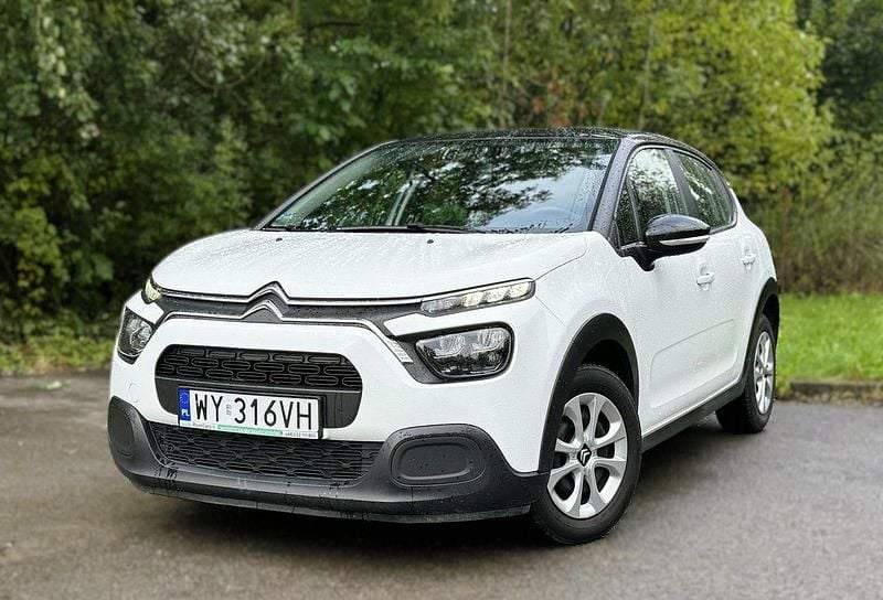 Biały (metalik) Używany 2021 Citroën C3 Hatchback | 35 900 zł (Dobra cena) - Obraz 1/4