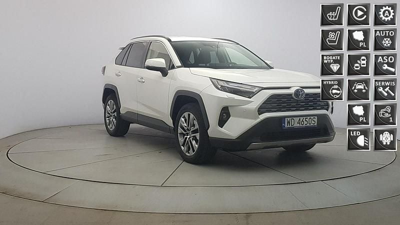 Biały Używany 2021 Toyota RAV4 Hybrid Executive SUV | 147 850 zł (Uczciwa cena) - Obraz 1/4