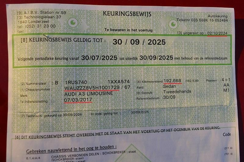 Używany Audi A3 S-Line 110 KM (80 kW) 2017 Czerwony Sedan/Limuzyna