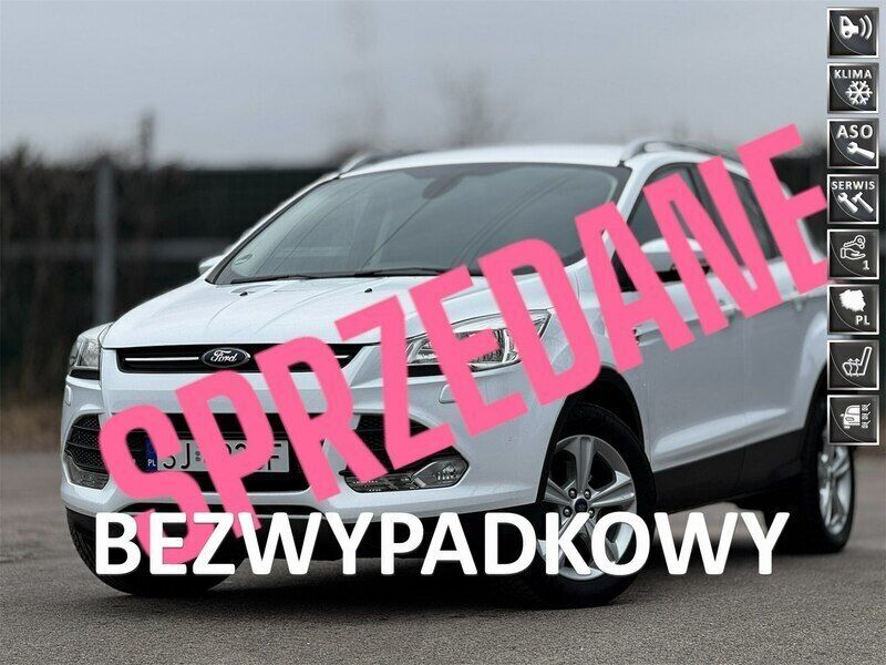 Biały (metalik) Używany 2013 Ford Kuga SUV | 38 500 zł (Uczciwa cena) - Obraz 1/4