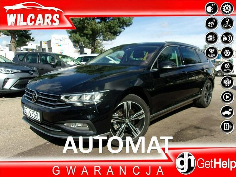 Czarny Używany 2021 VW Passat Kombi | 94 500 zł (Dość drogi) - Obraz 1/4