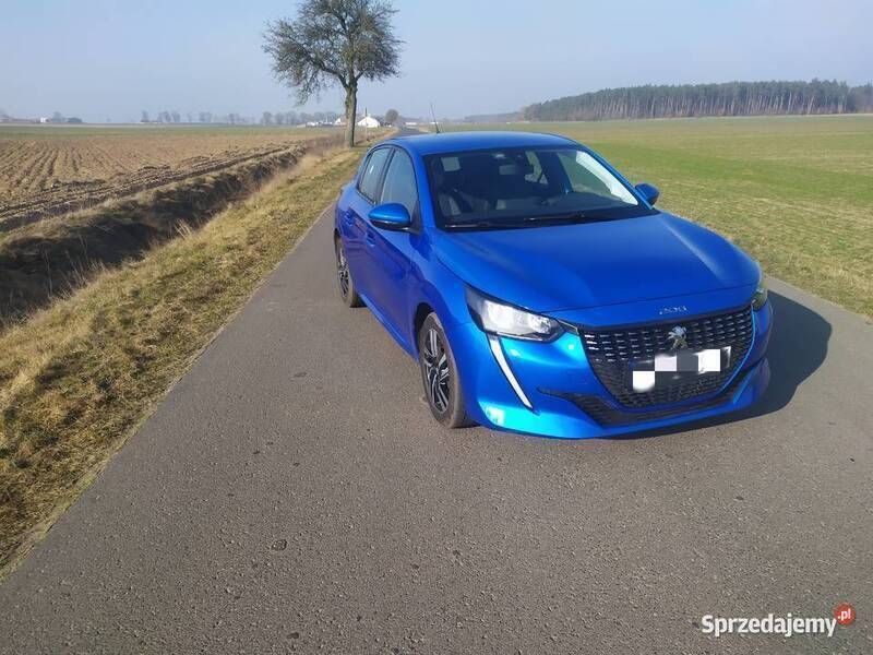 Niebieski Używany 2020 Peugeot 208 Hatchback | 48 900 zł (Drogi) - Obraz 1/4