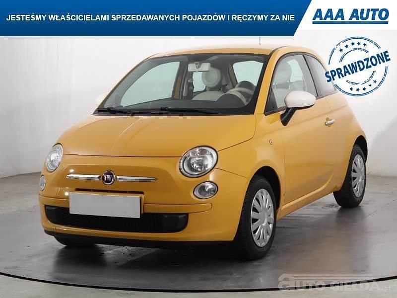 Używany Fiat 500 2012 Żółty