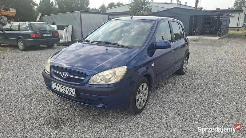 Granatowy Używany 2007 Hyundai Getz Hatchback | 9900 zł - Obraz 1/4