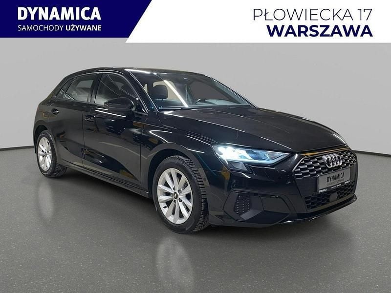 Czarny Używany 2023 Audi A3 Sportback Hatchback | 84 900 zł (Dobra cena) - Obraz 1/4