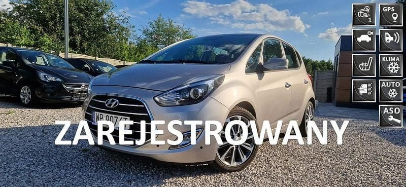 Szary Używany 2017 Hyundai ix20 Minivan | 37 900 zł (Dość drogi) - Obraz 1/4
