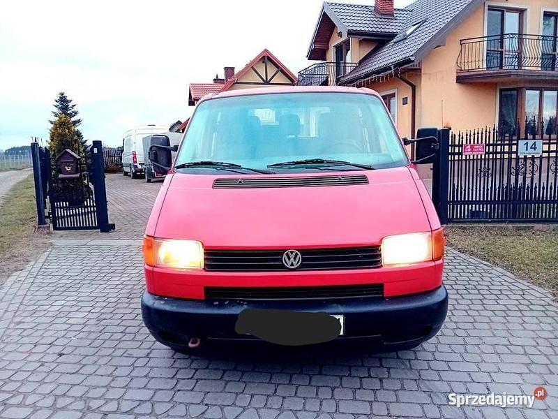 Czerwony Używany 1996 VW Transporter Van | 10 500 zł - Obraz 1/4