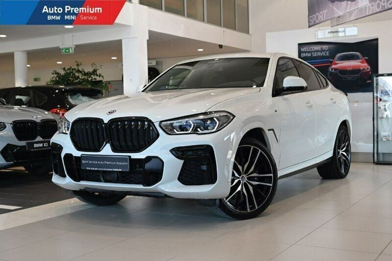 Biały (metalik) Używany 2022 BMW X6 SUV | 297 900 zł (Uczciwa cena) - Obraz 1/4