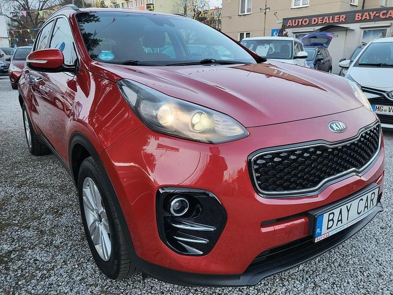 Używany Kia Sportage 132 KM (97 kW) 2017 Bordowy SUV
