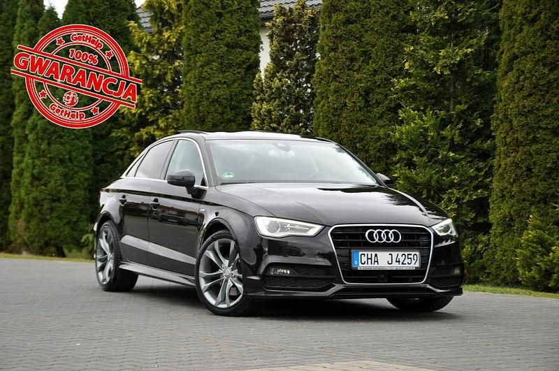Czarny Używany 2015 Audi A3 S-Line Sedan/Limuzyna | 64 900 zł (Uczciwa cena) - Obraz 1/4