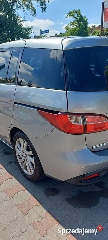 Srebrny Używany 2011 Mazda 5 Minivan | 21 000 zł (Uczciwa cena) - Obraz 1/4