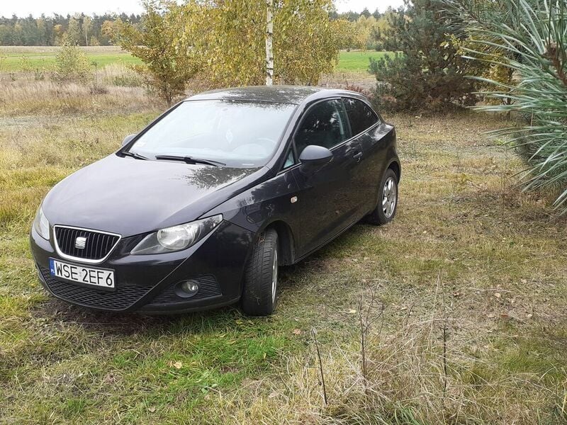 Czarny Używany 2008 Seat Ibiza Hatchback | 15 000 zł - Obraz 1/4