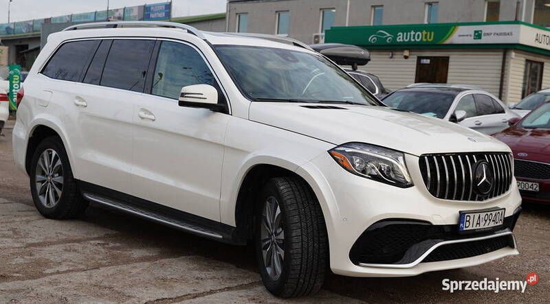 Biały Używany 2014 Mercedes GL450 AMG SUV | 135 000 zł - Obraz 1/4