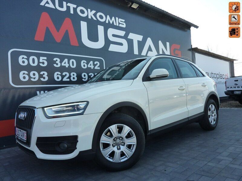 Biały Używany 2013 Audi Q3 SUV | 59 900 zł (Uczciwa cena) - Obraz 1/4
