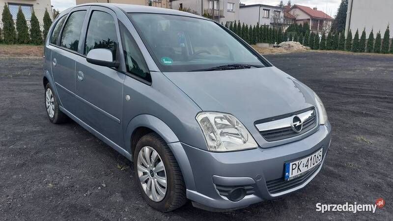 Szary Używany 2008 Opel Meriva Minivan | 7500 zł (Uczciwa cena) - Obraz 1/4