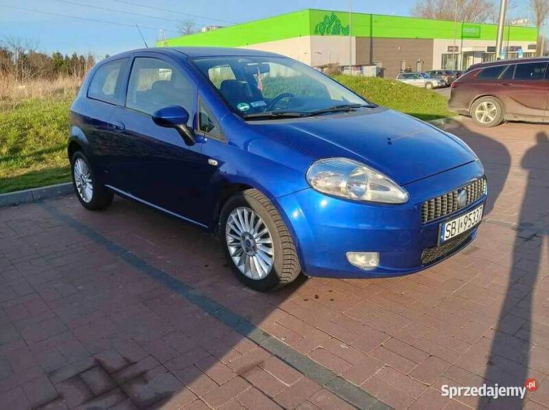 Niebieski Używany 2006 Fiat Grande Punto Hatchback | 6900 zł (Uczciwa cena) - Obraz 1/4