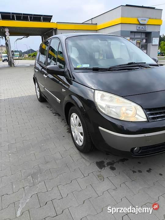 Czarny Używany 2005 Renault Scénic II Minivan | 8000 zł (Uczciwa cena) - Obraz 1/4